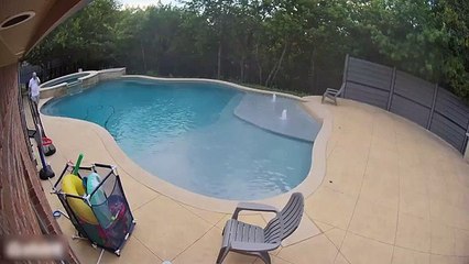 Eviter la chute en bord de piscine avec classe