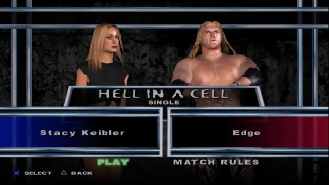 Here Comes the Pain Stacy Keibler(ovr 100) vs Edge