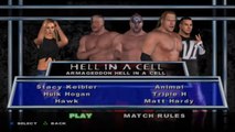 Here Comes the Pain Stacy Keibler(ovr 100) vs Hulk Hogan vs Hawk vs Animal vs Triple H vs Matt Hardy