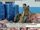 Mérida l 4 toneladas de alimentos serán entregadas a las familias afectadas por las fuertes lluvias