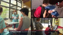 Rentrée scolaire : certains élèves pourront se faire vacciner dans leurs établissements
