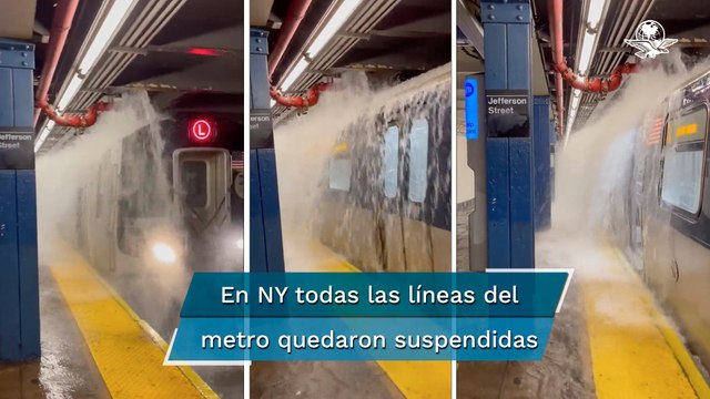 Remanentes de huracán Ida inundan metro de Nueva York; hay estado de emergencia