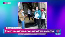 Claudia Sheinbaum inicia reuniones con alcaldes electos