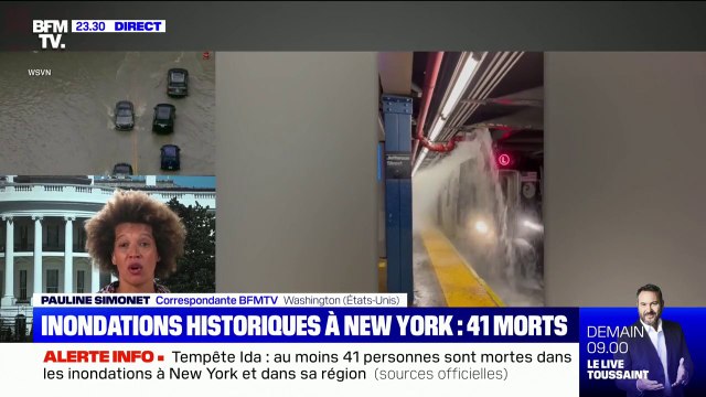 Tempête Ida: le bilan des inondations à New York et dans sa région s'alourdit à 41 morts