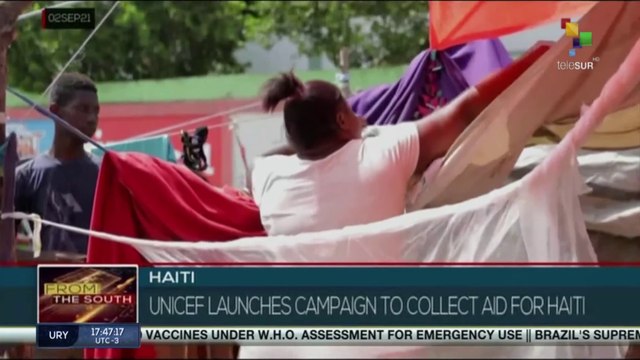 UNICEF launches campaign to raise humanitarian aid for Haiti