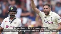 Woakes thankful to make England Test return after a year away