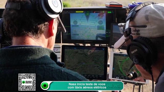 Nasa inicia teste de voos com táxis aéreos elétricos