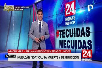 Peruana en EE.UU. da su testimonio tras el huracán Ida
