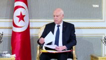 لقاء الرئيس التوسي مع عميد الهيئة الوطنية للمحامين والكاتب العام لرابطة الدفاع عن حقوق الإنسان بتونس