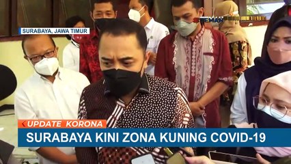 Sejak Awal Pandemi 2020, Kota Surabaya Akhirnya Masuki Zona Kuning