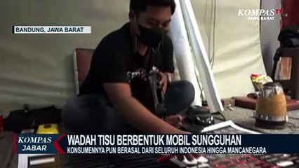 Unik!  Wadah Tisu Berbentuk Miniatur Mobil
