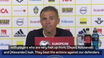 Luis Enrique rues 'silly' equaliser as Spain lose to Sweden