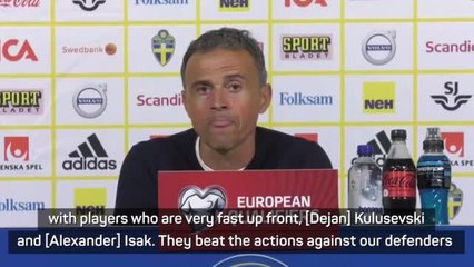 Tải video: Luis Enrique rues 'silly' equaliser as Spain lose to Sweden