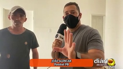 Homem diz que foi atropelado por van no centro de Pombal: “Passou por cima de mim com reboque”