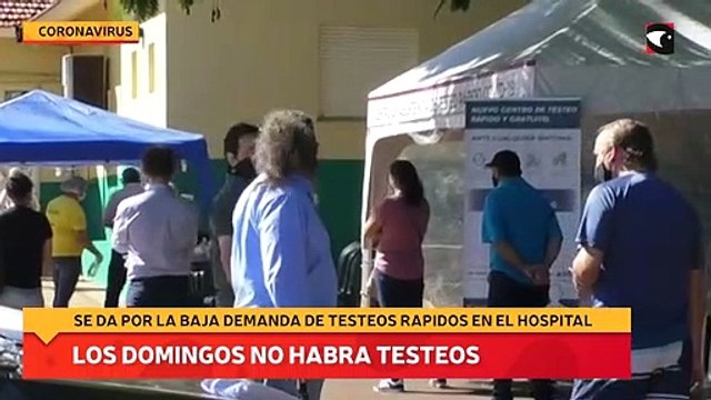 Por la baja demanda, el centro de testeo rápido de Posadas atenderá de lunes a sábados