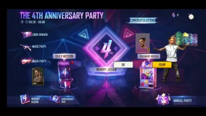 Garena free fire 4 th anniversary special celebration || 4 th anniversary reward || New Character ||Total gaming ||Free Fire Montage ||Free Fire WhatsApp Status ||Desi gamers||Freefire status ||Whatsapp status ||Freefire  tik tok status