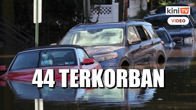 44 maut akibat banjir selepas Taufan Ida membadai Timur Laut AS
