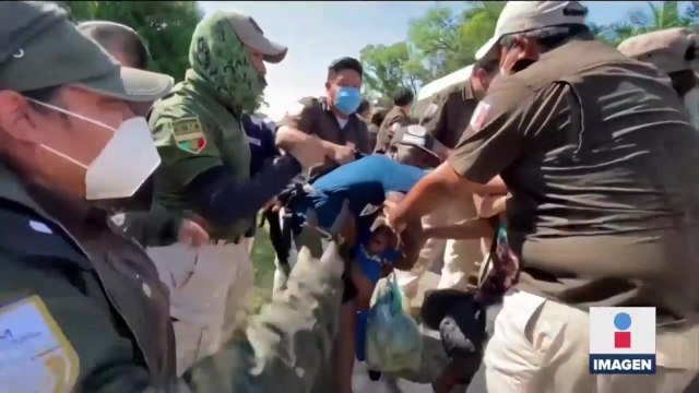 Una jornada más de persecución de migrantes en Chiapas