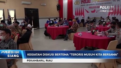 Divhumas Polri Gelar FGD Kontra Radikal Terorisme di Pekanbaru