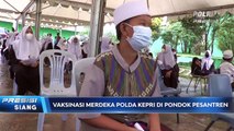 Kapolda Kepri Tinjau Pelaksanaan Vaksinasi Merdeka di Ponpes Husnayah Mubtadi'in