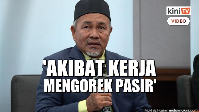 Kerosakan paip di Sungai Terengganu akibat kerja korek pasir