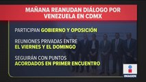 Se reanudarán diálogos por Venezuela en Ciudad de México