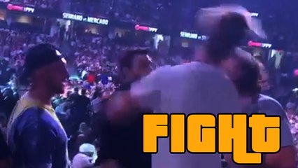 ''KO!' - Fan Gets ROCKED with a HUGE RIGHT at the Jake Paul vs. Tyron Woodley Event'