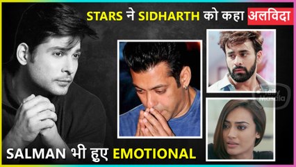 Stars Pay Condolences,Sidharth Shukla | Salman Khan,Surbhi Jyoti & More