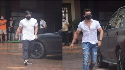 Arjun Bijlani to Azim Riaz, celebs reach crematorium ground