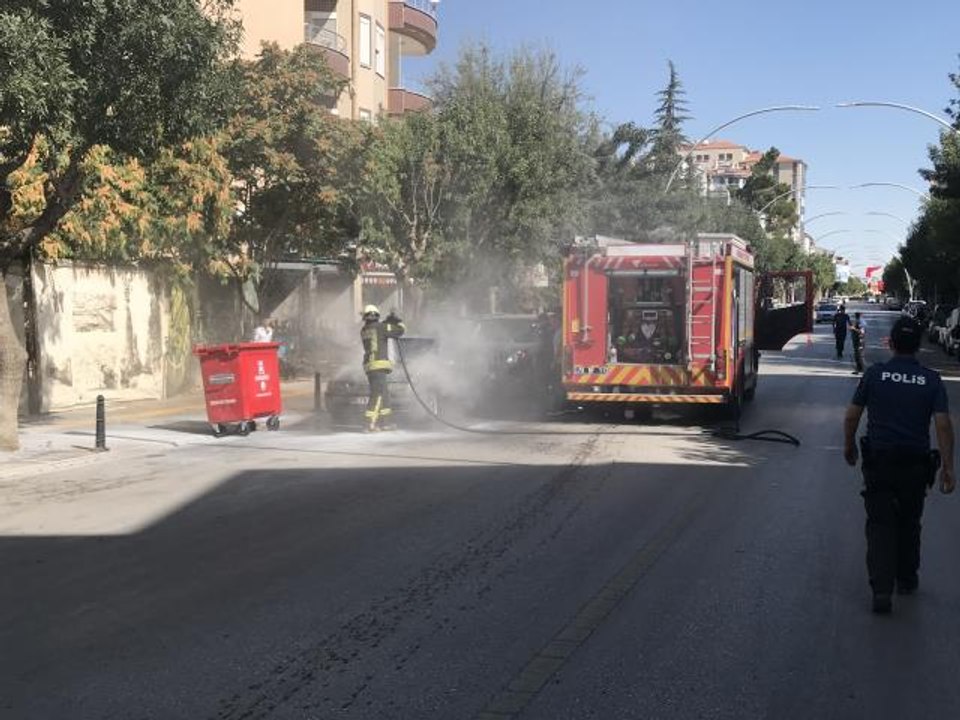 Araç yangını