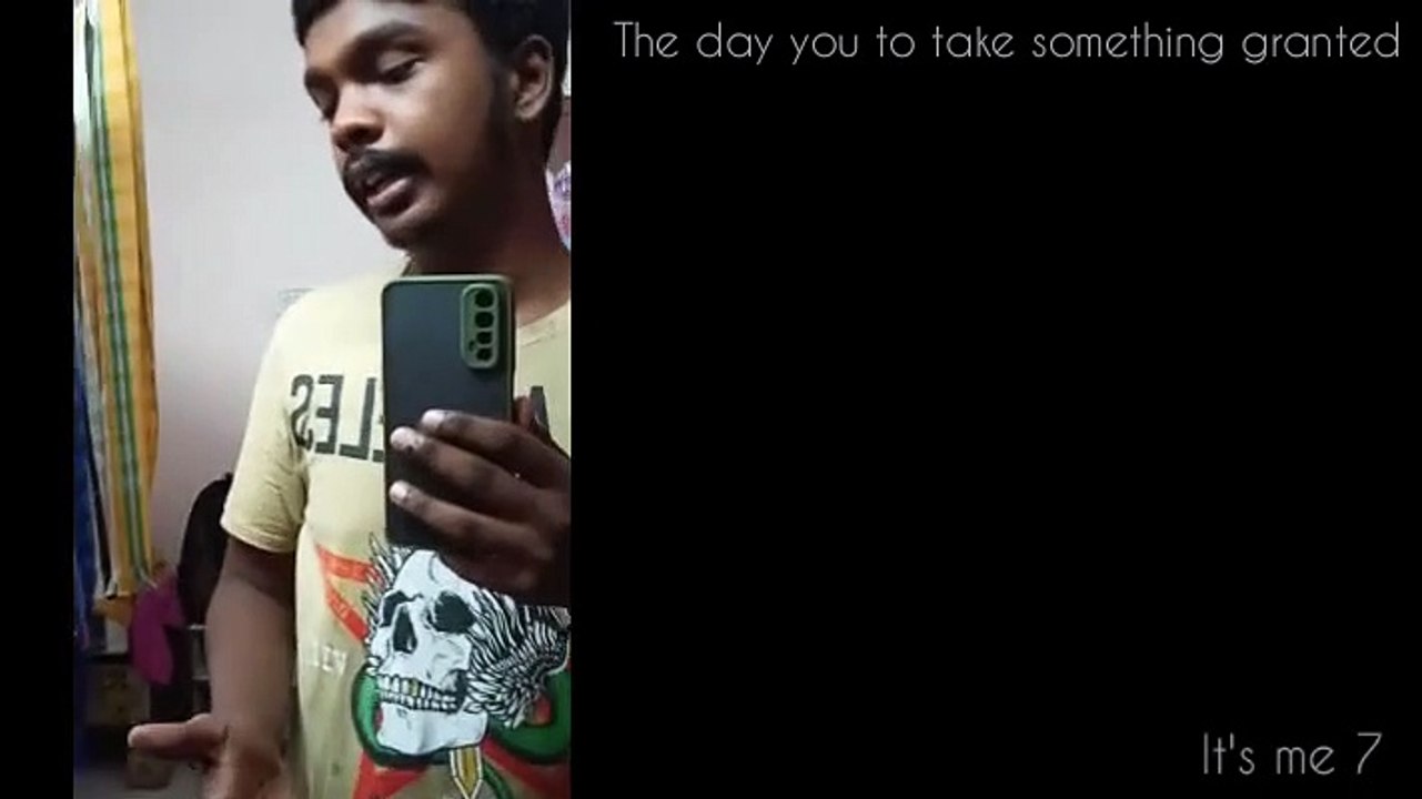 The day we taking something for granted...