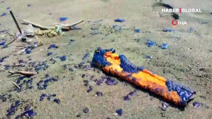 Akdeniz'deki petrol sızıntısı yayılıyor! Samandağ sahiline ulaştı
