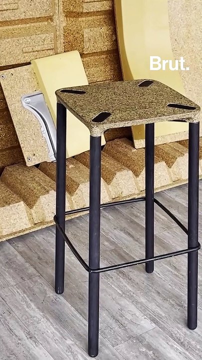 【ビール醸造の廃棄で作る家具】