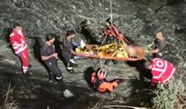 Genova - Soccorso pescatore caduto su una scogliera (03.09.21)