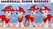 Paw Patrol Marshall Toys Clones Trouble with the Funny Funlings and the Charged Up Mighty Pups in this Family Friendly Full Episode English Toy Story for Kids by Toy Trains 4U