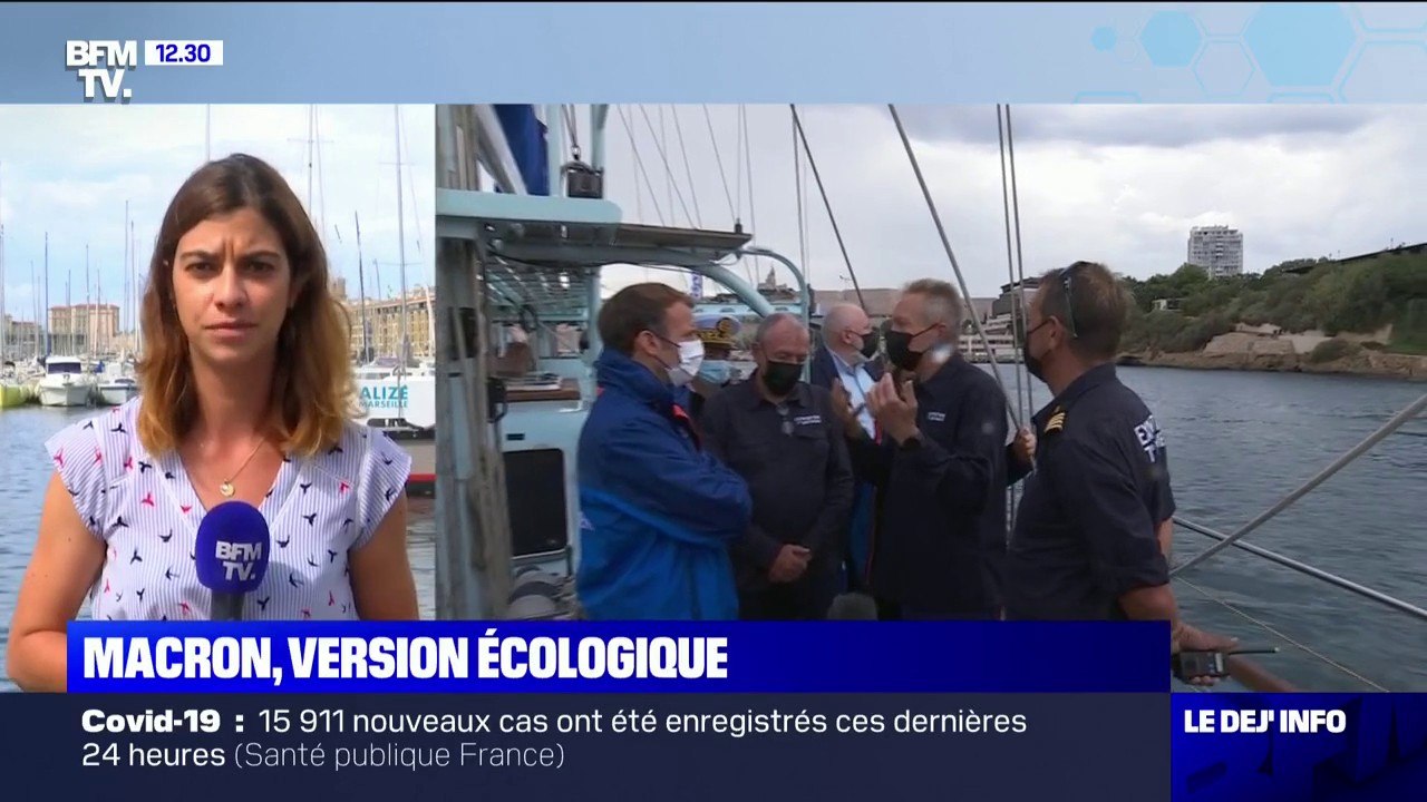 Après une visite dans les calanques, Emmanuel M...