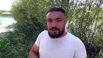 Fırat Nehri’nde boğulan gencin son anlarına ait görüntüler ortaya çıktı