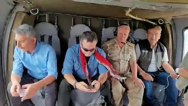 Tunceli'de yangını bölgesine yerel gazetecilerin girmesi yasaktı diyen Halk TV muhabiri Demir: HaberTürk yazarı Kemal Öztürk'e askeri helikopter tahsis edildi