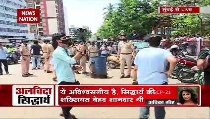 Siddharth Shukla's last rites in Oshiwara, Mumbai