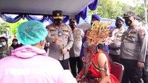 Alumi Akpol 95 Polda DIy Gelar Vaksinasi di Candi Prambanan