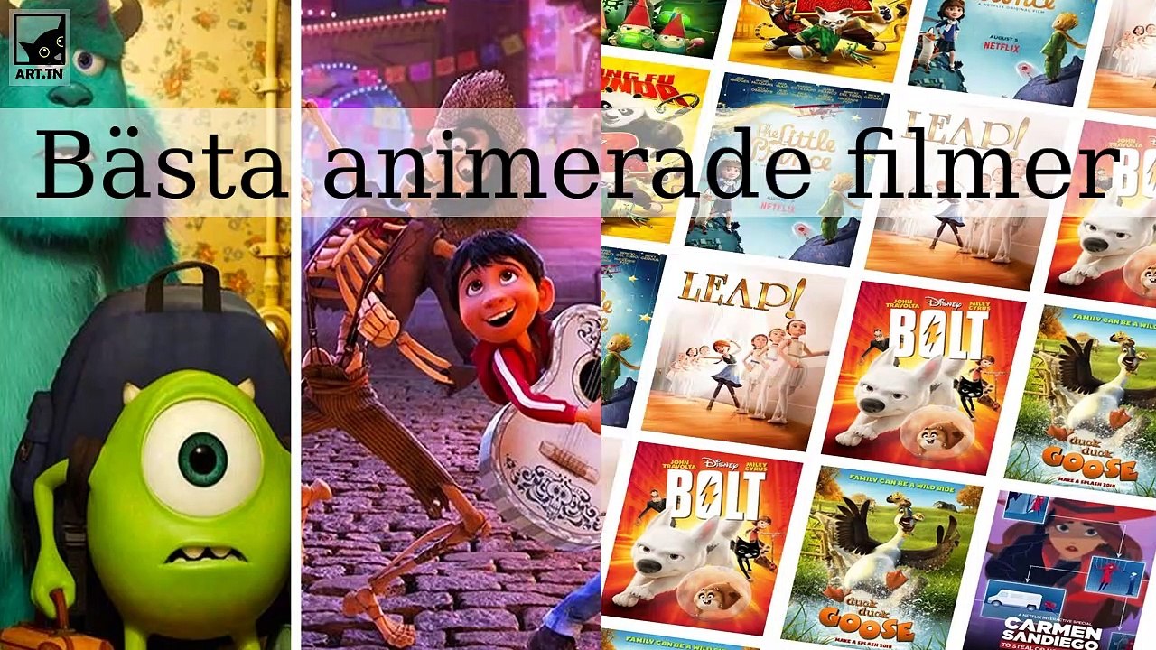 De bästa animerade filmerna genom tiderna