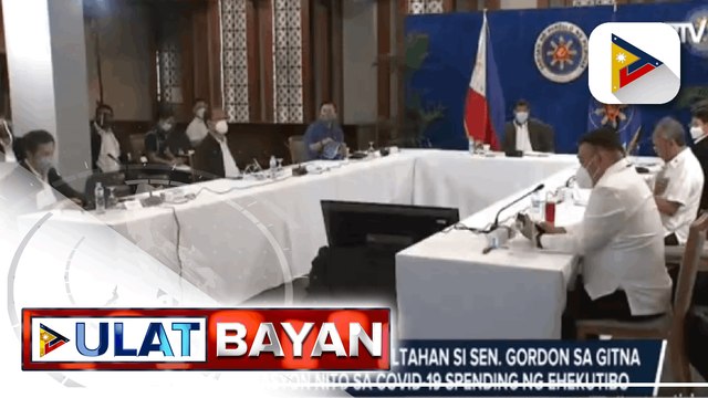 Pres. Duterte, muling binuweltahan si Sen. Gordon sa gitna ng imbestigasyon nito sa COVID-19 spending ng ehekutibo; PRC, nais ipa-audit ni Pres. duterte sa COA