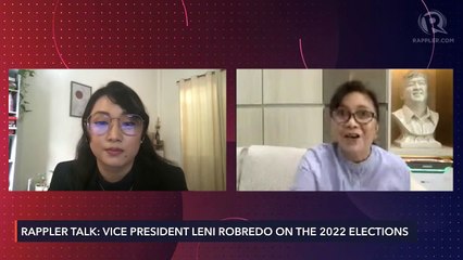 Robredo: Govt appointments should be based on merit, not friendship