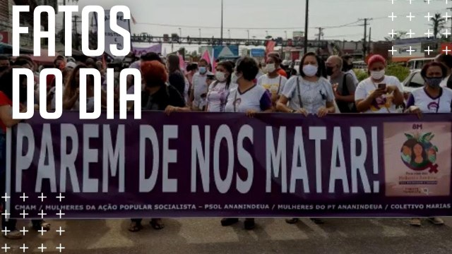 Mulheres fazem ato na BR-316 pedindo atenção contra violência e feminicídios