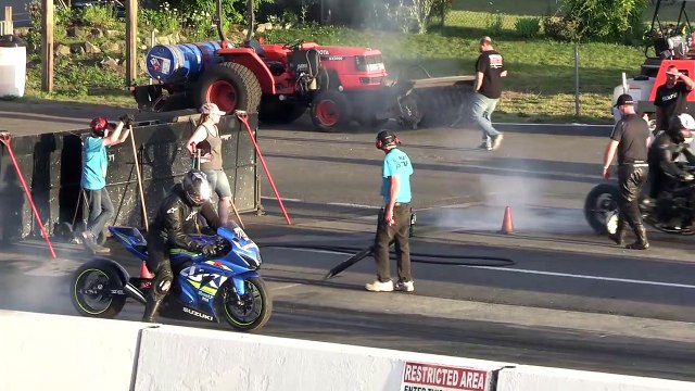 Mantul Pertarungan Motor Monster H2 vs ZX14 vs GSXR - superbikes drag racing