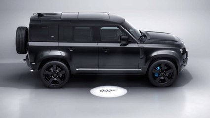 Land Rover sort son "Defender Bond Edition"