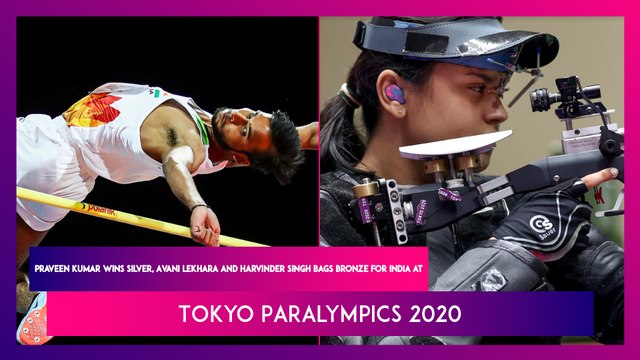 Praveen Kumar Wins Silver, Avani Lekhara and Harvinder Singh Bags Bronze for India at Tokyo Paralympics 2020