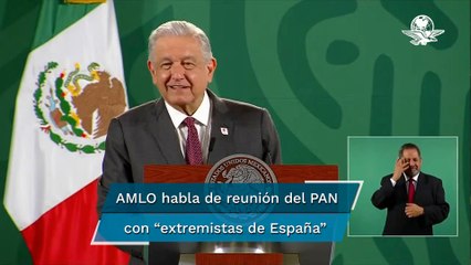 Download Video: PAN y Partido Vox de España simulan ser demócratas y son casi fascistas: AMLO