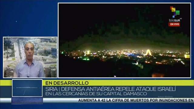 Defensa antiaérea de Siria repele nuevo ataque de aviones militares israelíes