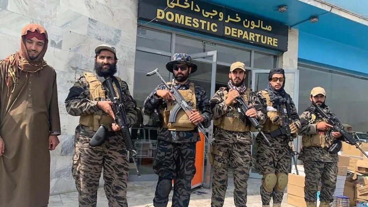 How Taliban showed its power with army and weapons?
